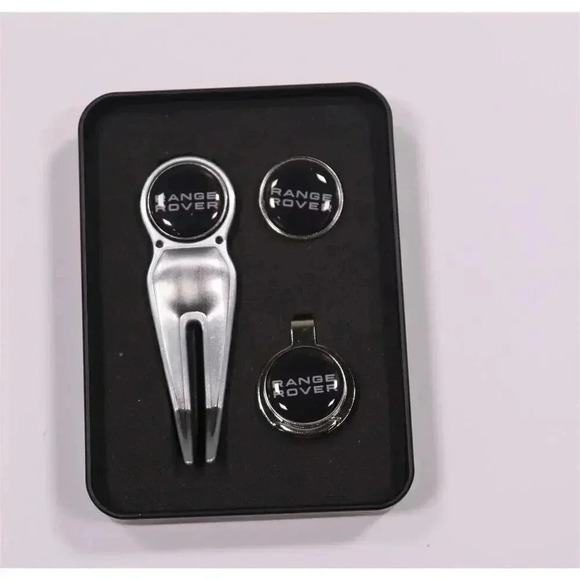 Range Rover Golf Divot Tool and Ball Marker Pin Hat Clip Gift Box - Picture 2 of 5